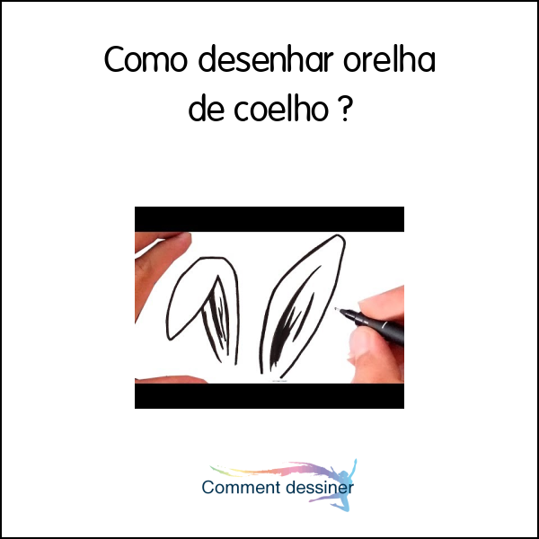 Como desenhar orelha de coelho